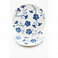 Набор 2 предм.Тарелка 270 мм Синие цветы (Керамика) 