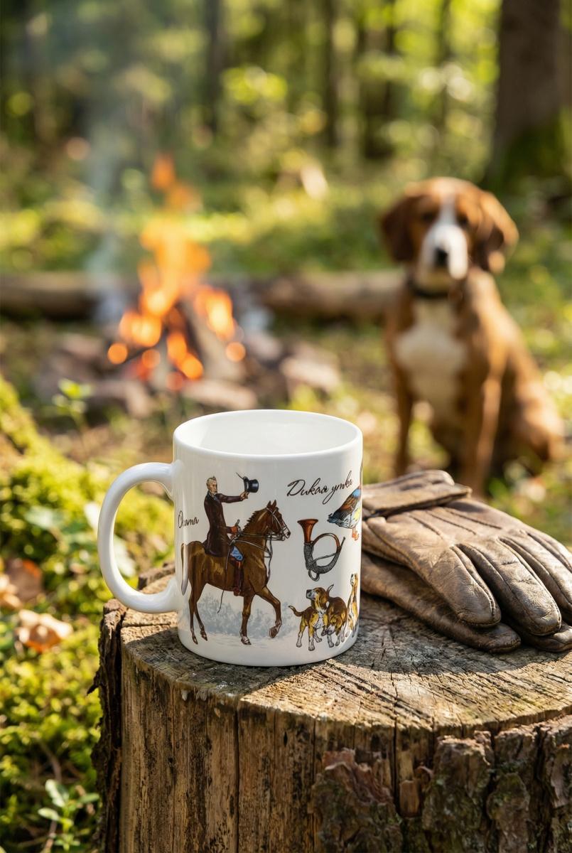 Кружка 300 мл Европейский Охотничьи сюжеты