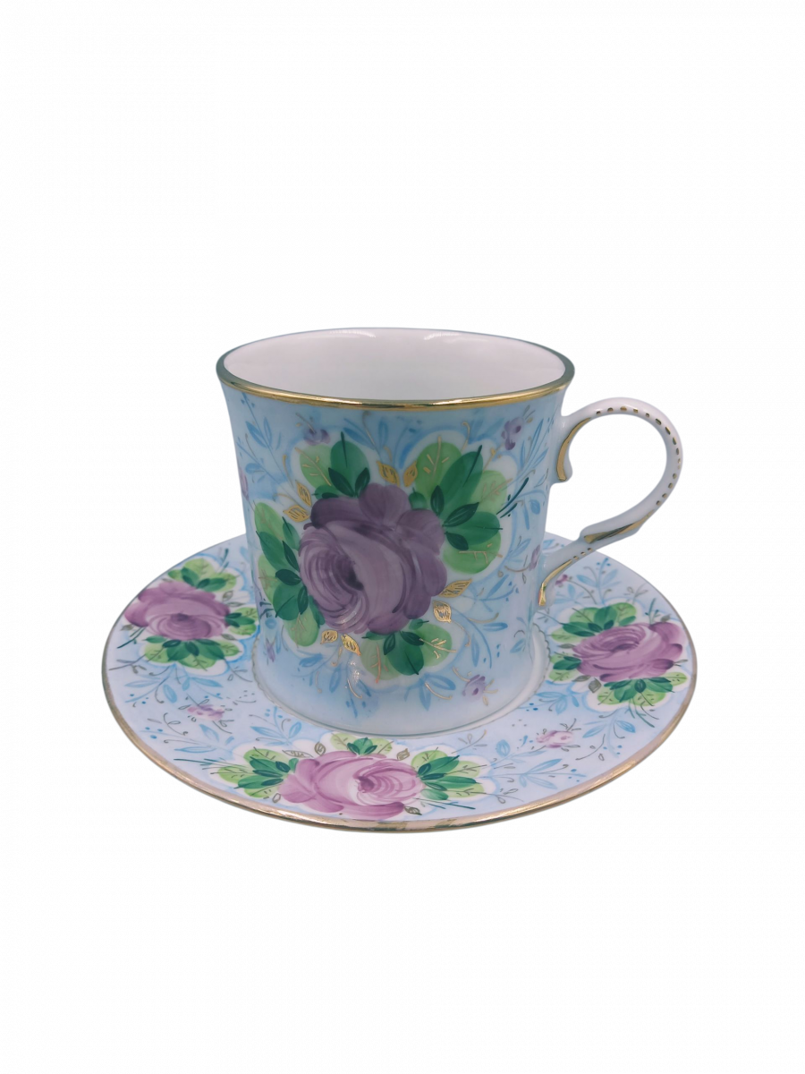 Чашка чайная с блюдцем 220 мл Николаевский Комплимент рос.Полякова С.Ю.