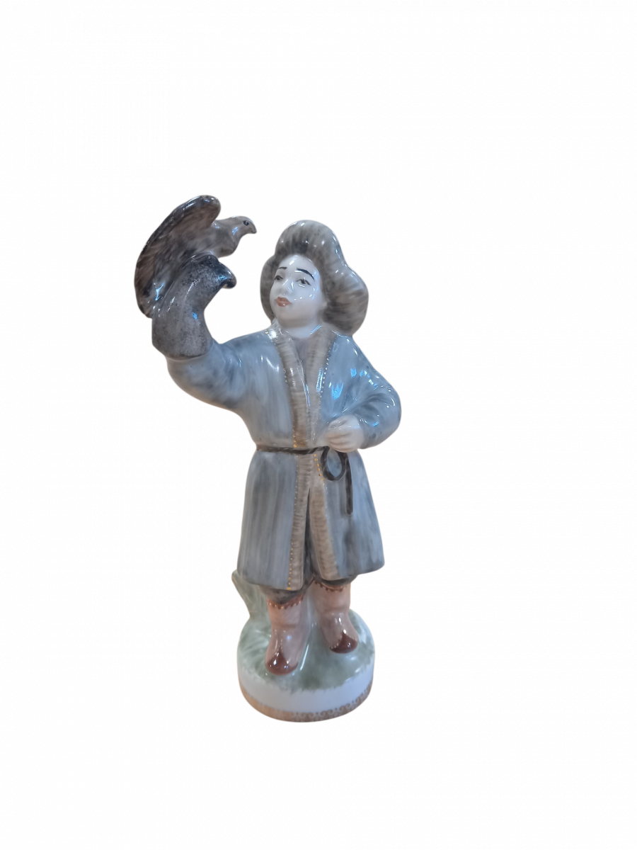  Скульптура "Казахский мальчик с беркутом" автор Малышева Н.А. рос. Ковтун С.А