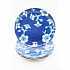 Набор 4 предм.Тарелка 210 мм Синие цветы (Керамика) 