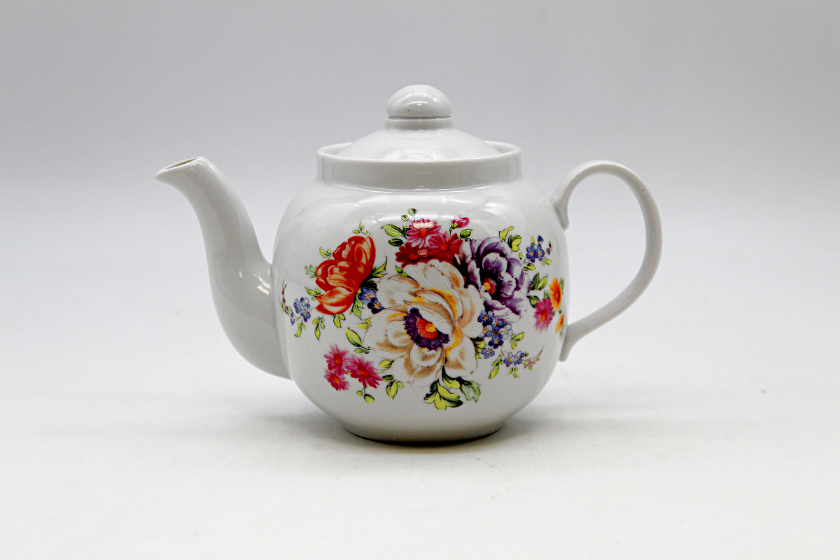 Чайник 700 мл Янтарь Мейсенский букет